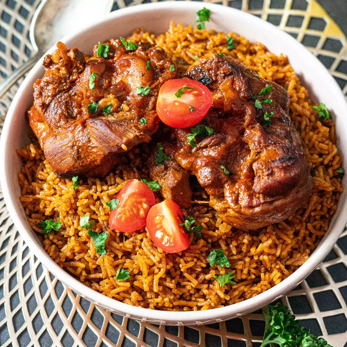 LE TIEBOU YAPP DE CANDIDE (RIZ PARFUME A LA VIANDE)